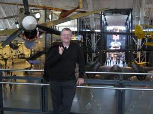 a P-51, me, a SR-71 and the USS ENTERPRISE (space shuttle)