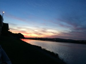 sunset on the Hartenbos